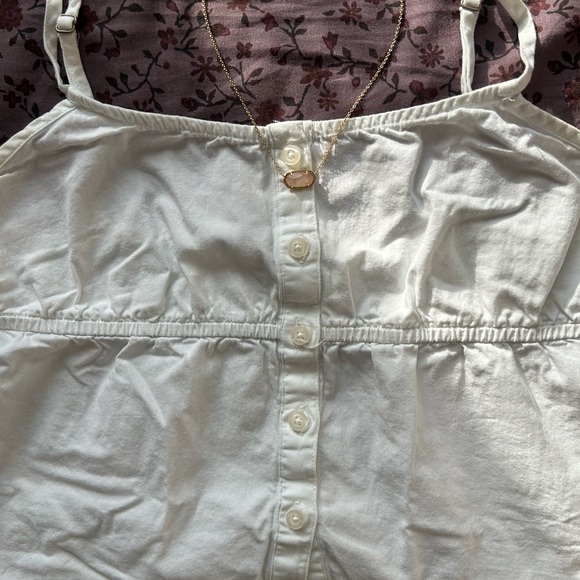 Brandy Melville Tops - Brandy Melville Chic White Smocked Skirt